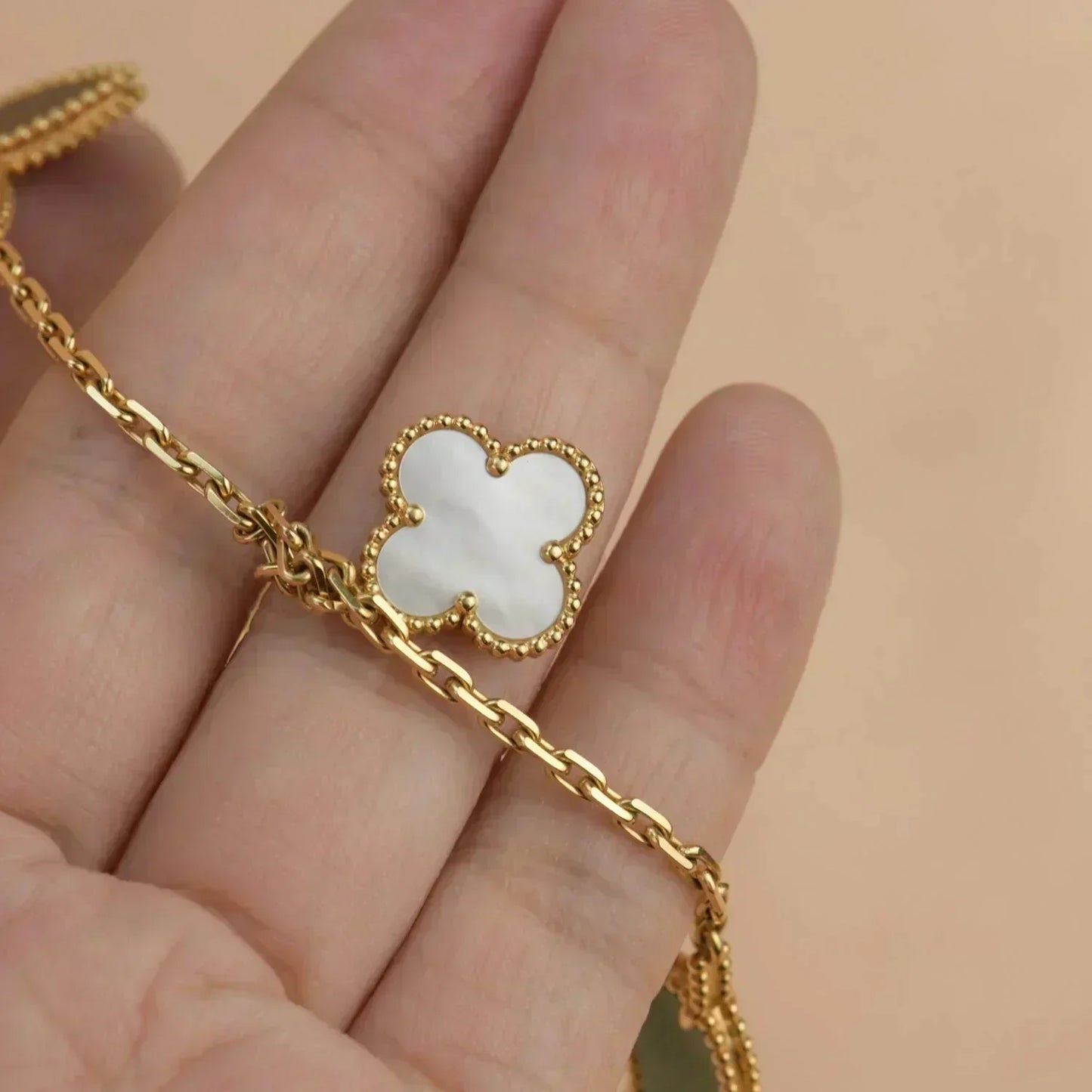 [Lumi Jewellery]LUCKY SPRING 5 MOTIF GOLD BRACELET