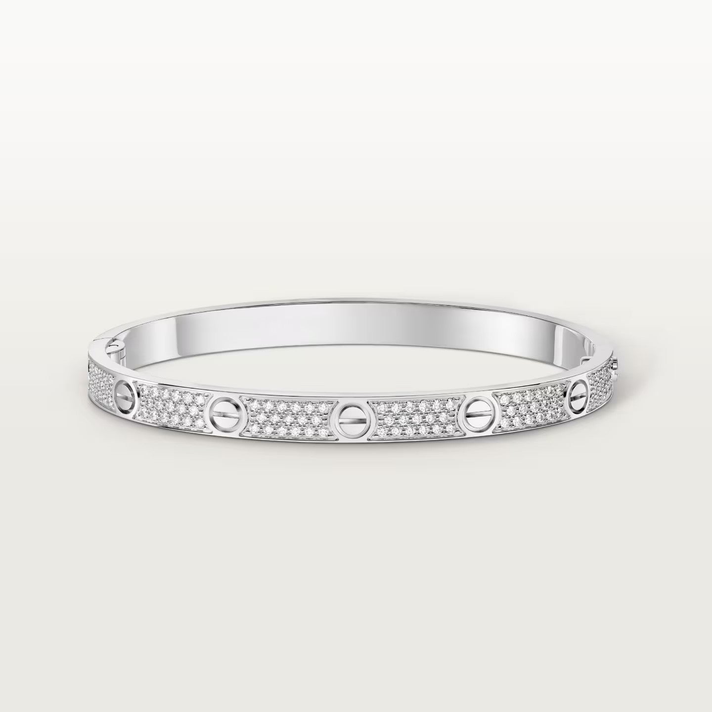 [Lumi Jewelery]LOVE BRACELET 4.8MM DIAMOND-PAVED