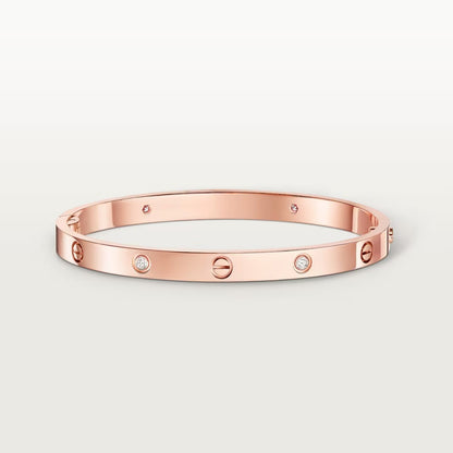 [Lumi Jewelery]LOVE BRACELET 4.8MM 4 DIAMONDS