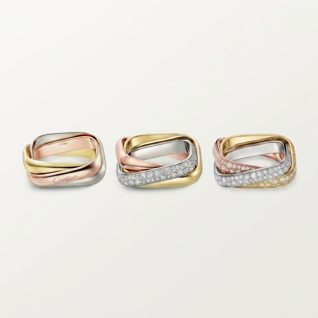 [Lumi Jewelery]TRINITY 3.5MM CUSHION RING COLLECTION