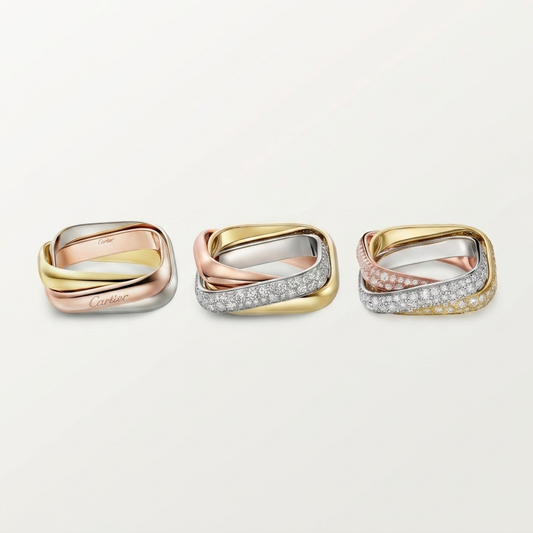 [Lumi Jewelery]TRINITY 3.5MM CUSHION RING COLLECTION