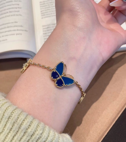 [Lumi Jewellery]LUCKY SPRING BUTTERFLY 5 MOTIF BRACELET