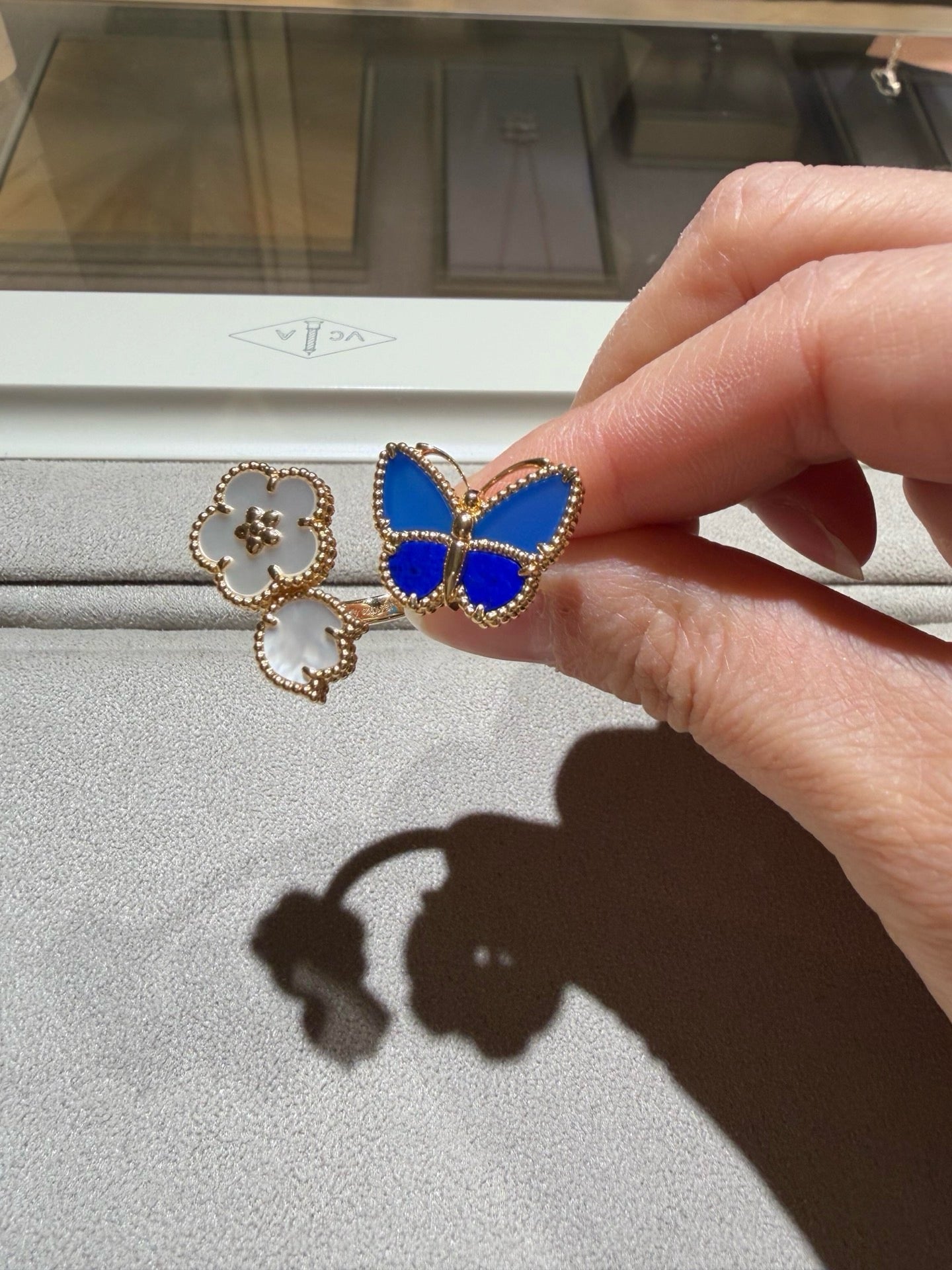 [Lumi Jewellery]LUCKY SPRING BUTTERFLY OPEN-FACE RINGS
