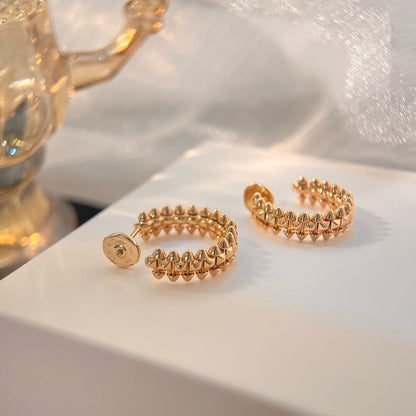[Lumi Jewellery]CLASH SMALL HOOP EARRINGS