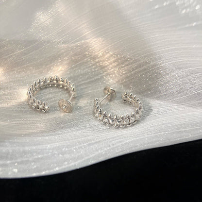 [Lumi Jewellery]CLASH SMALL HOOP EARRINGS