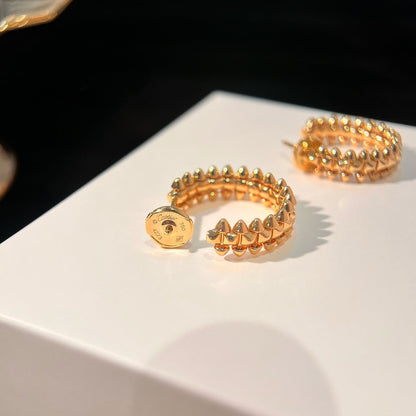 [Lumi Jewellery]CLASH SMALL HOOP EARRINGS