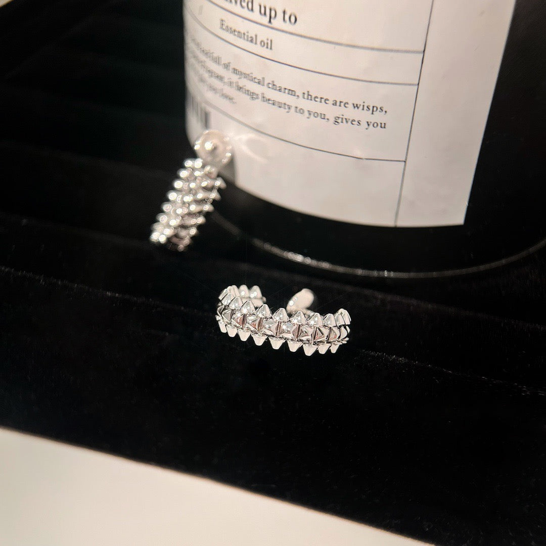 [Lumi Jewellery]CLASH SMALL HOOP EARRINGS