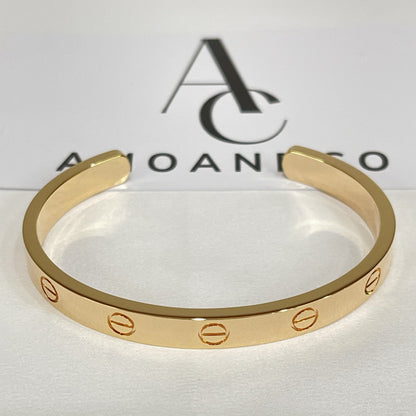 [Lumi Jewellery]LOVE BRACELET 6.1MM OPEN CUFF