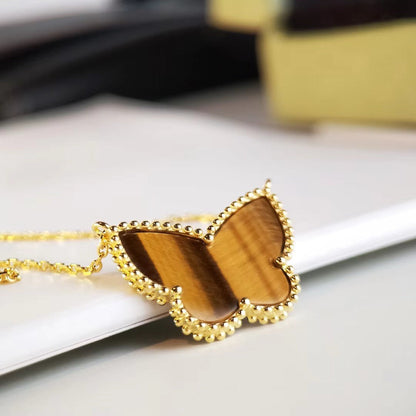 [Lumi Jewellery] TIGER__ EYE BUTTERFLY NECKLACE