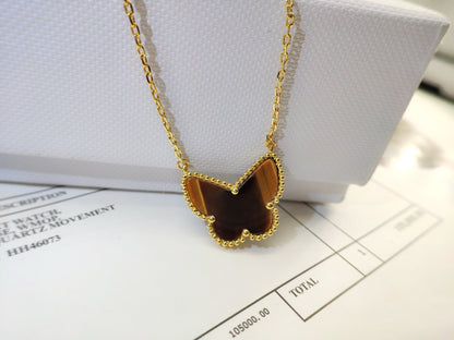 [Lumi Jewellery] TIGER__ EYE BUTTERFLY NECKLACE