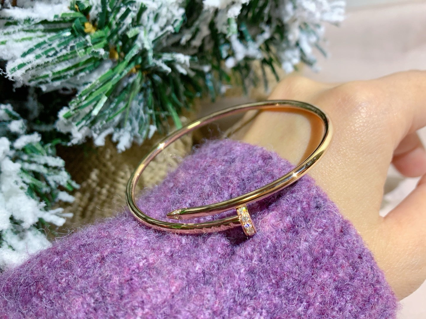 [Lumi Jewellery]JUSTE BRACELET 2.5MM DIAMONDS