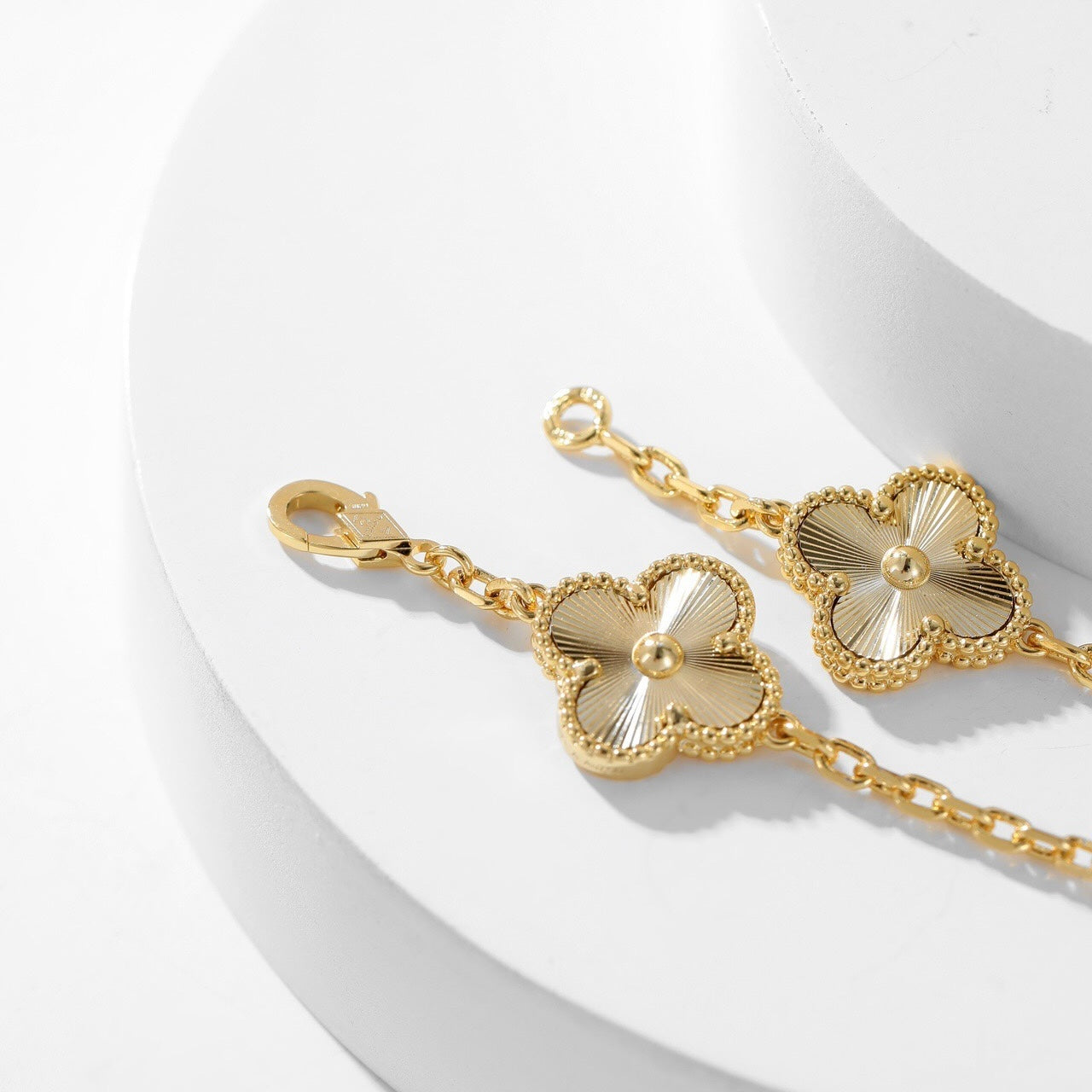 [Lumi Jewellery]CLOVER 10 MOTIFS LASER NECKLACE