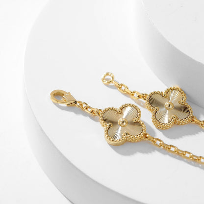 [Lumi Jewellery]CLOVER 10 MOTIFS LASER NECKLACE