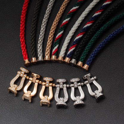 [Lumi Jewellery]FORCE LARGE HORSESHOE FULL DIAMOND BRACELET GOLD