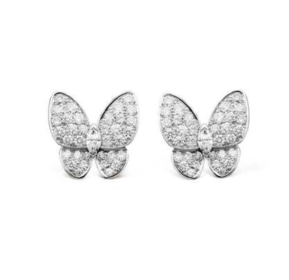 [Lumi Jewellery]BUTTERFLY ALL DIAMOND EARRINGS