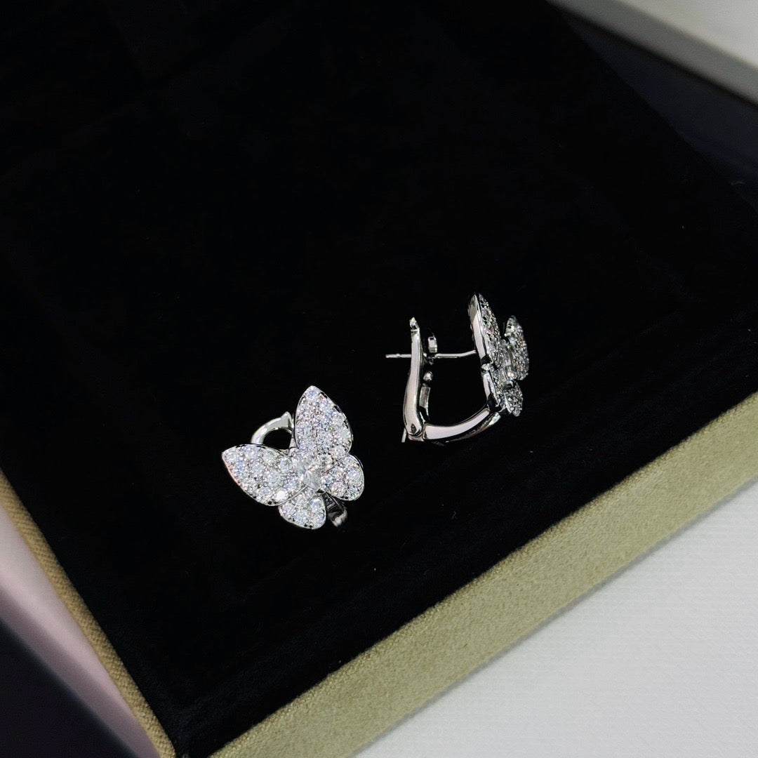 [Lumi Jewellery]BUTTERFLY ALL DIAMOND EARRINGS