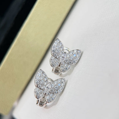 [Lumi Jewellery]BUTTERFLY ALL DIAMOND EARRINGS