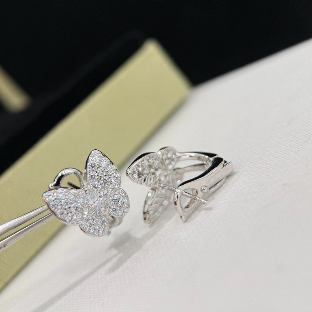[Lumi Jewellery]BUTTERFLY ALL DIAMOND EARRINGS