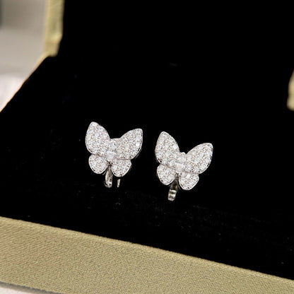 [Lumi Jewellery]BUTTERFLY ALL DIAMOND EARRINGS