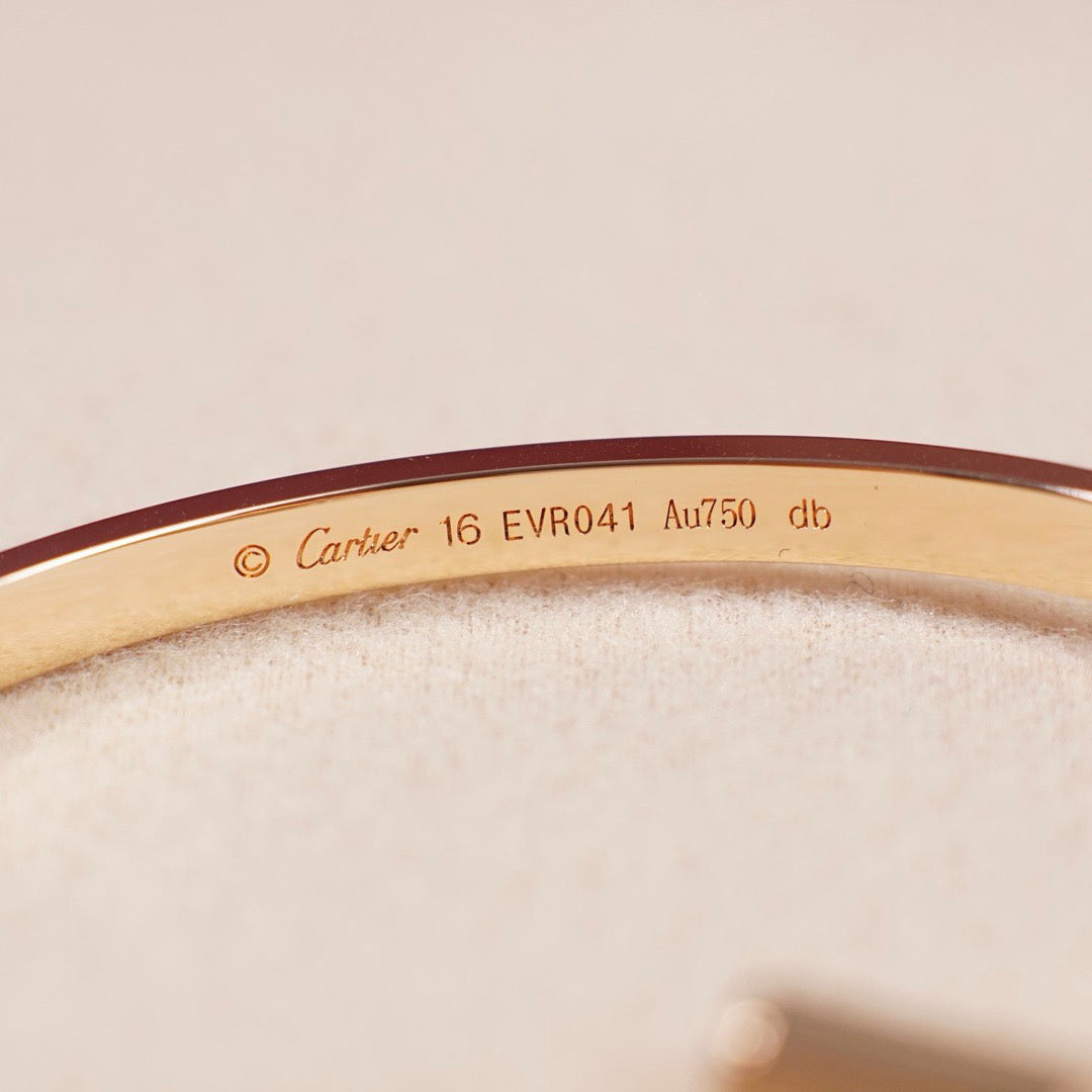[Lumi Jewelery]LOVE BRACELET 3.65MM 6 DIAMONDS