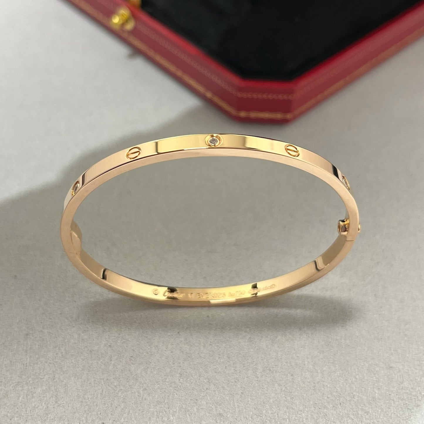 [Lumi Jewelery]LOVE BRACELET 3.65MM 6 DIAMONDS