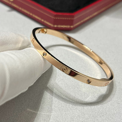 [Lumi Jewelery]LOVE BRACELET 3.65MM 6 DIAMONDS