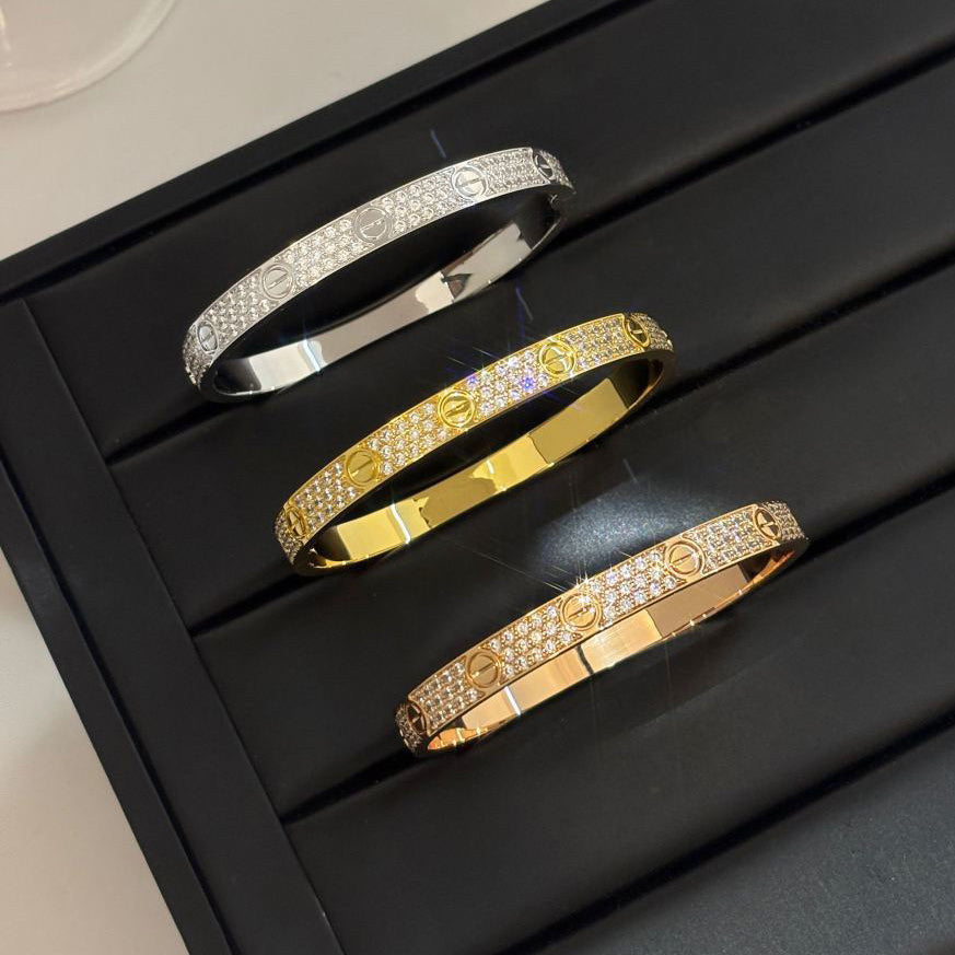 [Lumi Jewelery]LOVE BRACELET 6.1MM DIAMOND-PAVED