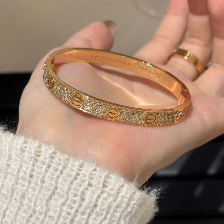 [Lumi Jewelery]LOVE BRACELET 6.1MM DIAMOND-PAVED