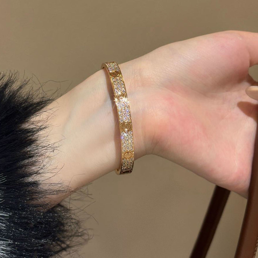 [Lumi Jewelery]LOVE BRACELET 6.1MM DIAMOND-PAVED