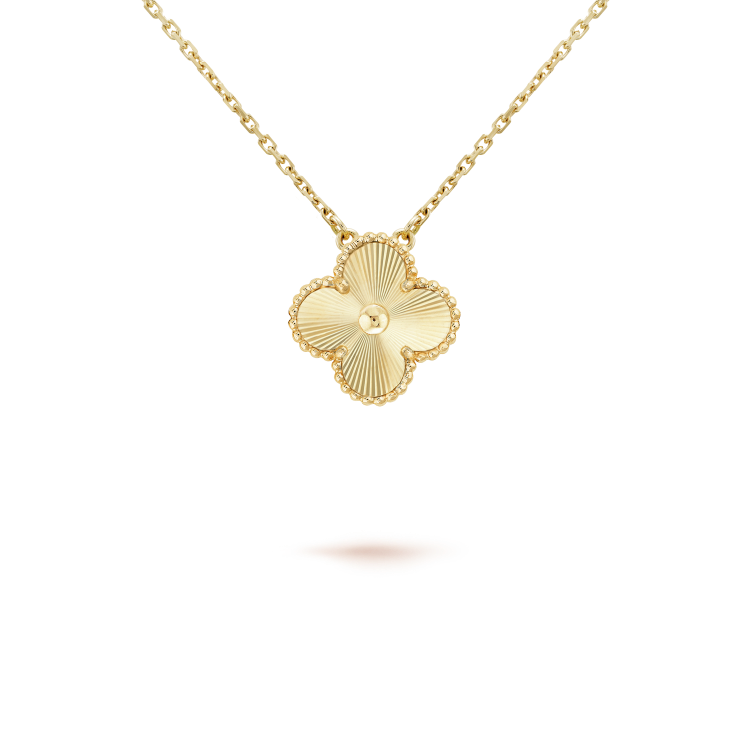 [Lumi Jewellery]CLOVER 15MM LASER NECKLACE