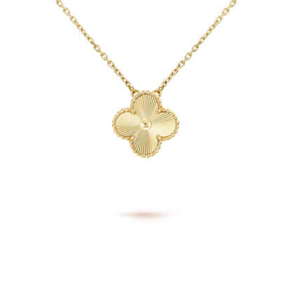 [Lumi Jewellery]CLOVER 15MM LASER NECKLACE