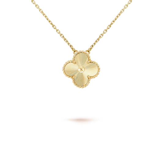 [Lumi Jewellery]CLOVER 15MM LASER NECKLACE