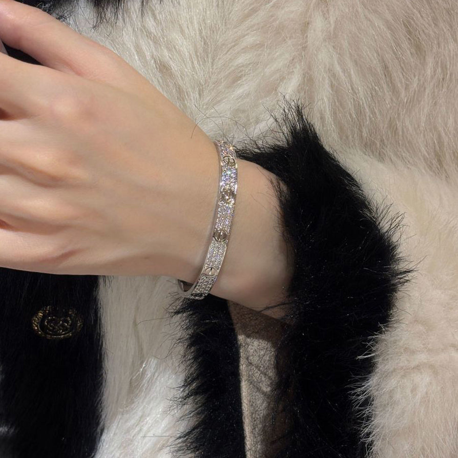 [Lumi Jewelery]LOVE BRACELET 6.1MM DIAMOND-PAVED