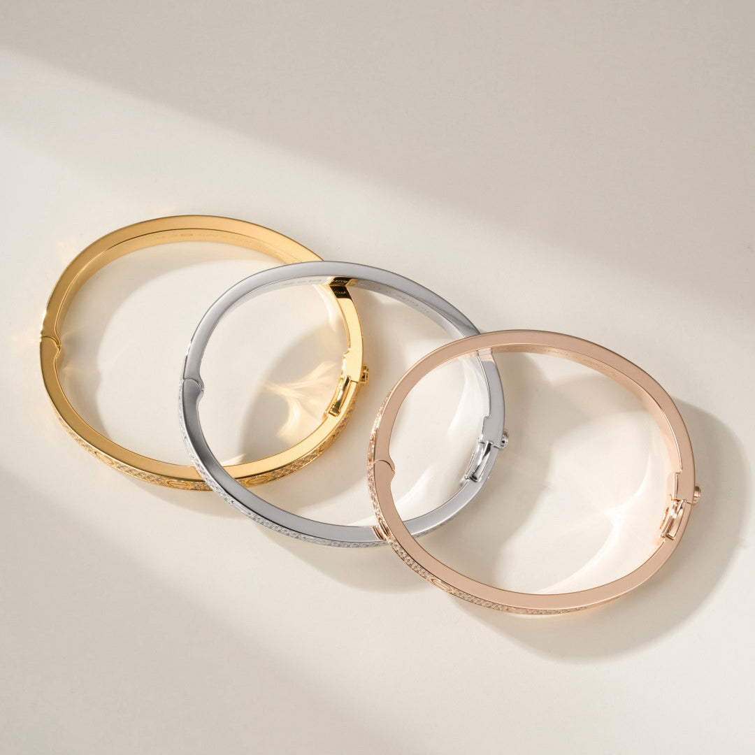 [Lumi Jewelery]LOVE BRACELET 6.1MM DIAMOND-PAVED