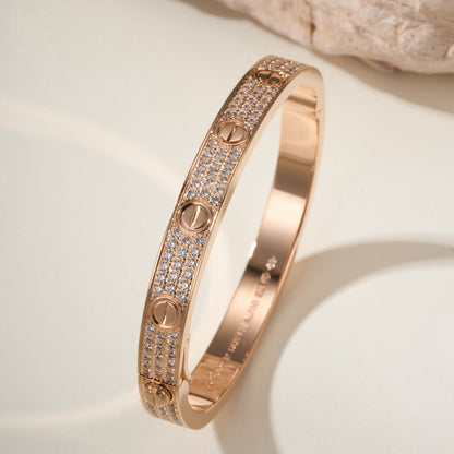 [Lumi Jewelery]LOVE BRACELET 6.1MM DIAMOND-PAVED