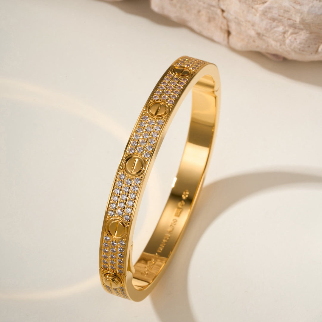 [Lumi Jewelery]LOVE BRACELET 6.1MM DIAMOND-PAVED