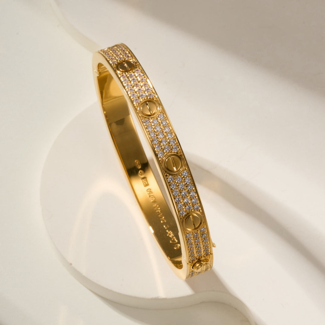 [Lumi Jewelery]LOVE BRACELET 6.1MM DIAMOND-PAVED