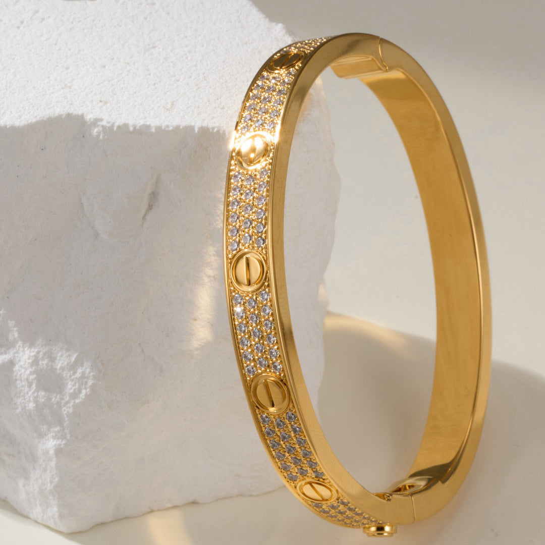 [Lumi Jewelery]LOVE BRACELET 6.1MM DIAMOND-PAVED
