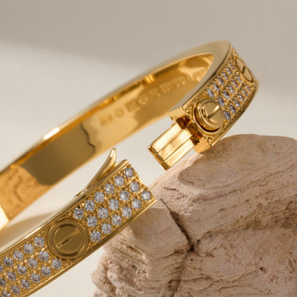 [Lumi Jewelery]LOVE BRACELET 6.1MM DIAMOND-PAVED