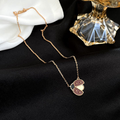 [Lumi Jewellery]LUCKY  CARNELIANS LADYBUG NECKLACE