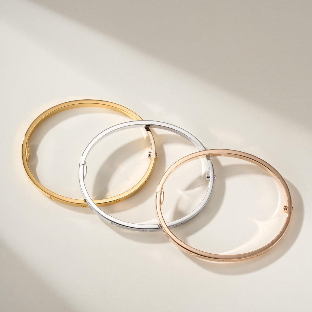 [Lumi Jewelery]LOVE BRACELET 3.65MM 6 DIAMONDS