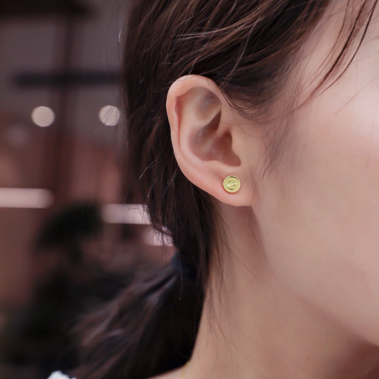 [Lumi Jewelery]LOVE EARRINGS 7.2MM