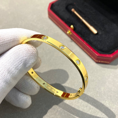 [Lumi Jewellery]LOVE BRACELET 6.1MM 10 DIAMONDS