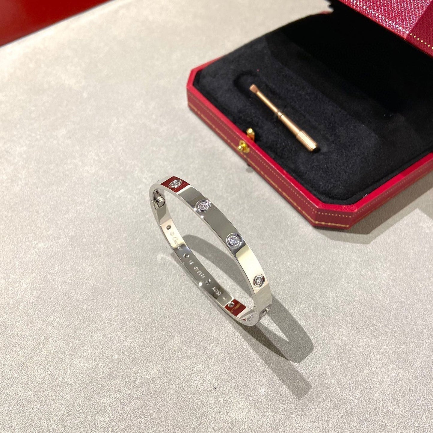 [Lumi Jewellery]LOVE BRACELET 6.1MM 10 DIAMONDS