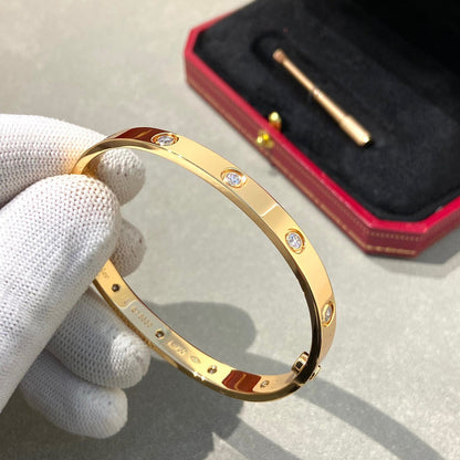 [Lumi Jewellery]LOVE BRACELET 6.1MM 10 DIAMONDS