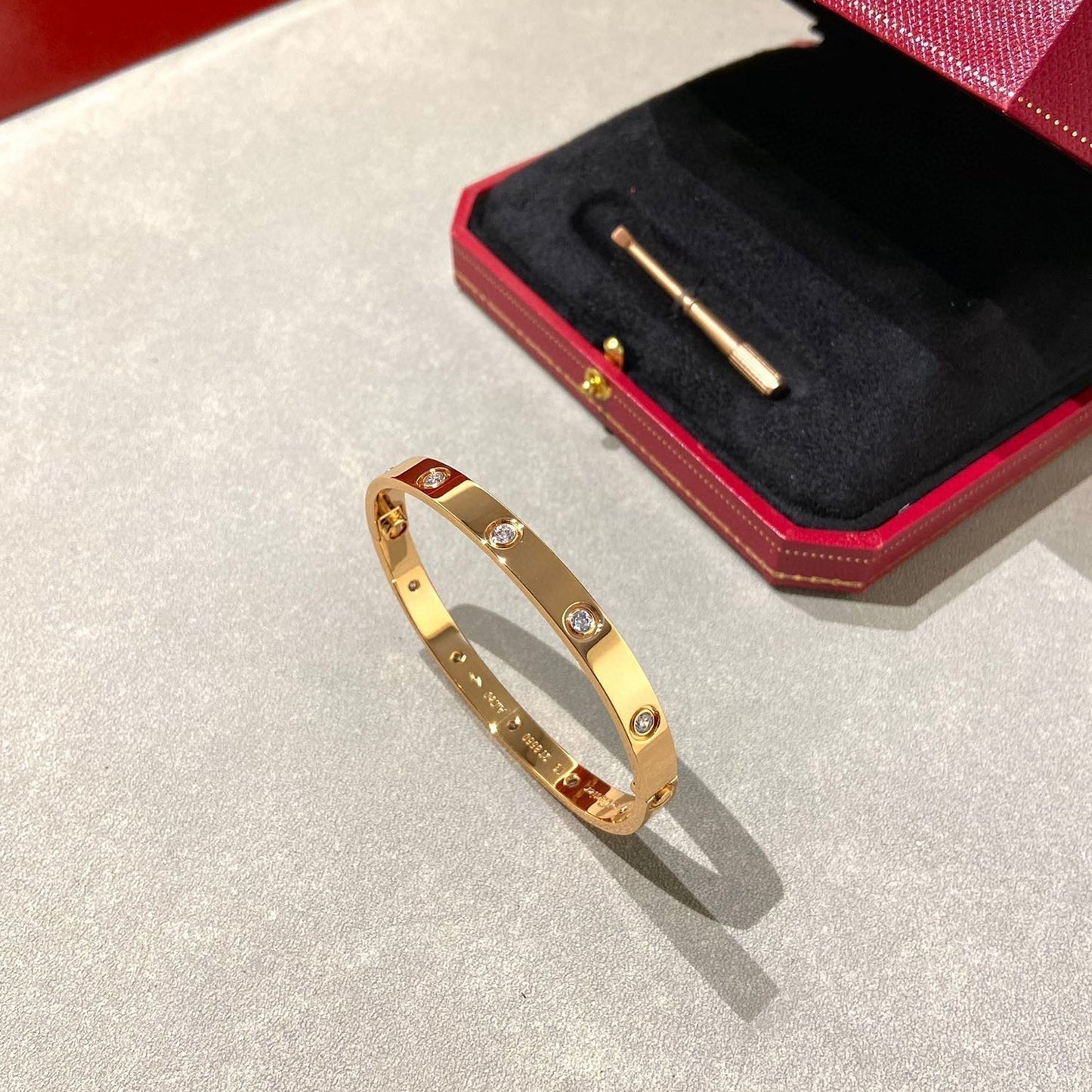 [Lumi Jewellery]LOVE BRACELET 6.1MM 10 DIAMONDS