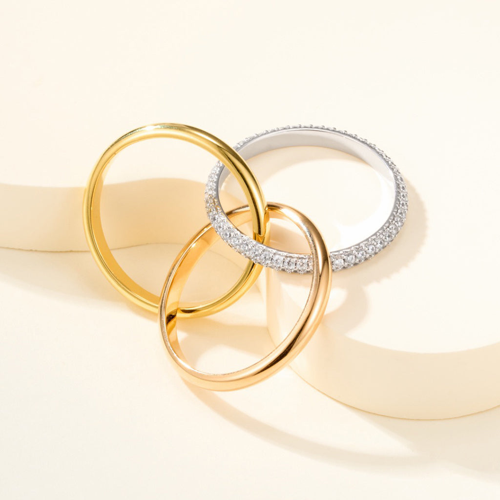 [Lumi Jewelery]TRINITY 2.5MM RING COLLECTION