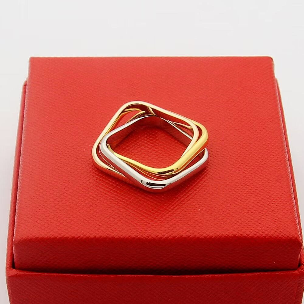 [Lumi Jewelery]TRINITY 3.5MM CUSHION RING COLLECTION