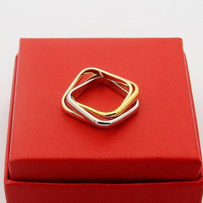 [Lumi Jewelery]TRINITY 3.5MM CUSHION RING COLLECTION