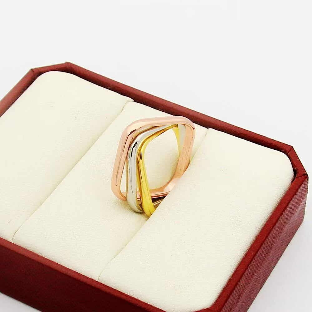 [Lumi Jewelery]TRINITY 3.5MM CUSHION RING COLLECTION